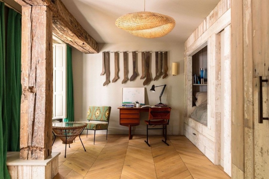 Μια πολυτελής κατοικία στο Παρίσι συνδυάζει με μαεστρία το old & new design- Φωτογραφία 5