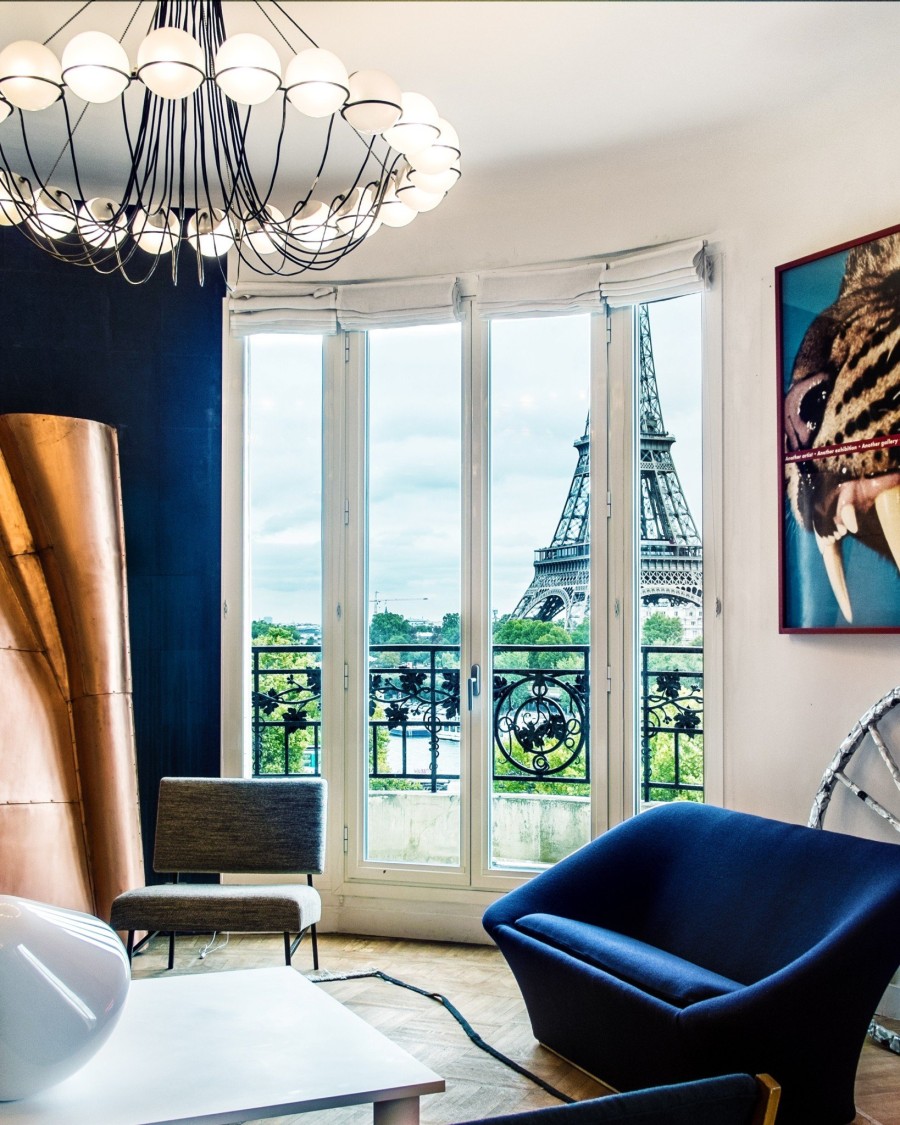 Oι ιδιοκτήτες της Galerie Kreo στο Παρίσι ζουν σε ένα καταπληκτικό art διαμέρισμα- Φωτογραφία 4