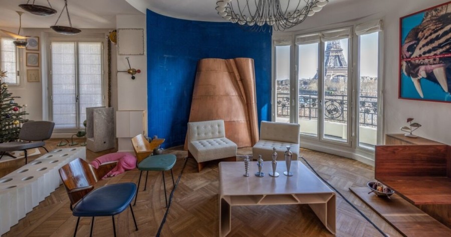 Oι ιδιοκτήτες της Galerie Kreo στο Παρίσι ζουν σε ένα καταπληκτικό art διαμέρισμα- Φωτογραφία 7