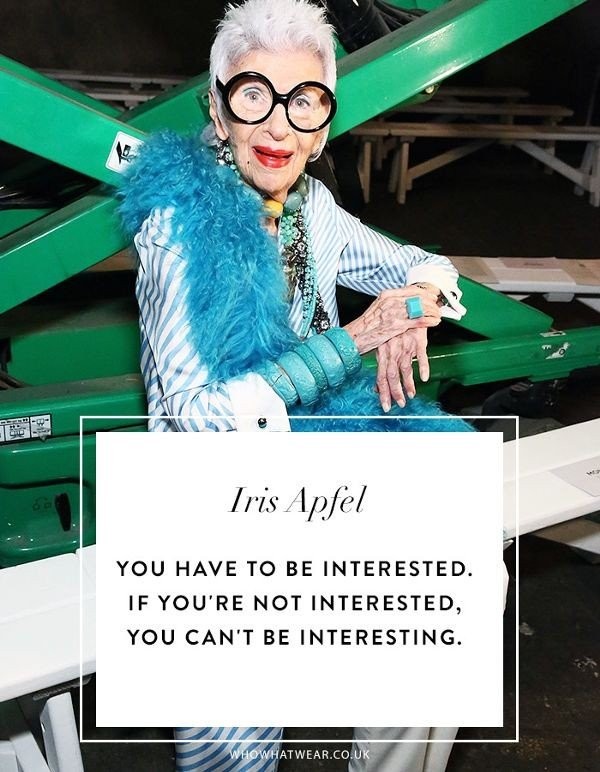Τα 10 styling tips & quotes της Iris Apfel- Φωτογραφία 3