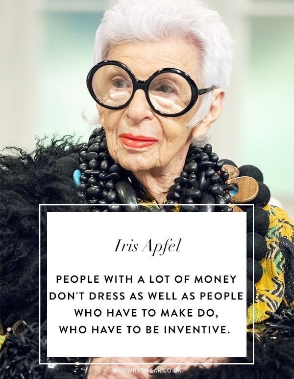 Τα 10 styling tips & quotes της Iris Apfel- Φωτογραφία 9