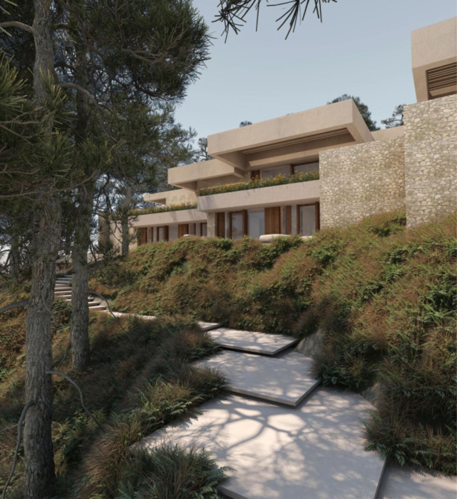 Μια κατοικία στη Βαρκελώνη είναι σχεδιασμένη έτσι ώστε να συνδέεται με το καταπράσινο εξωτερικό τοπίο της- Φωτογραφία 1