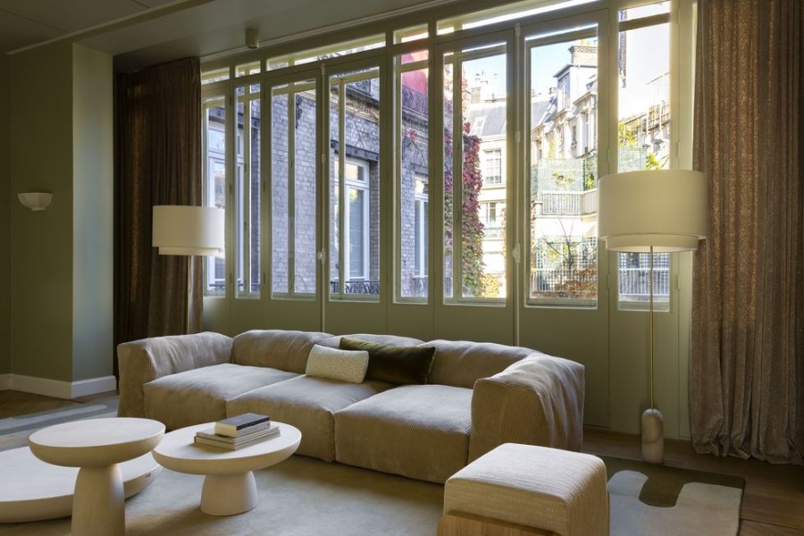 Ένα κομψό διαμέρισμα στο Παρίσι «υποκλίνεται» στη διακριτική πολυτέλεια- Φωτογραφία 4