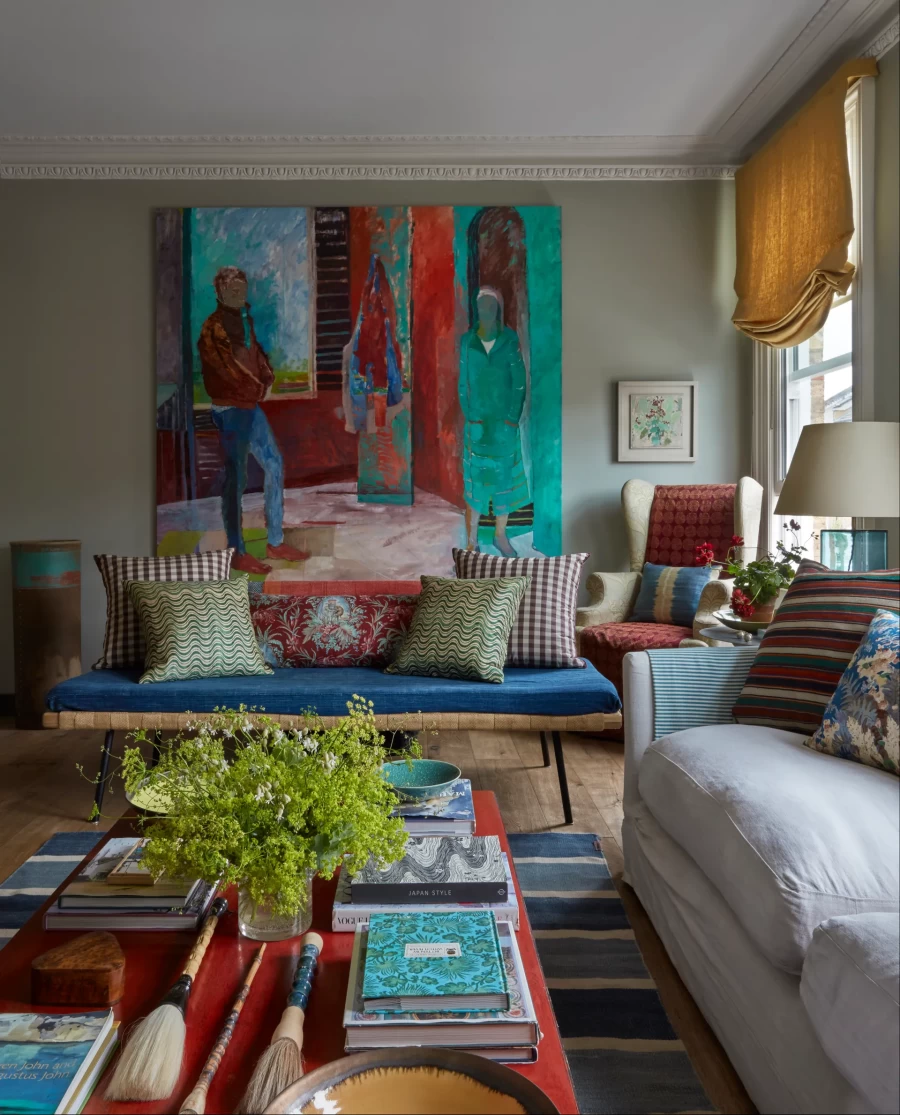 Μια οικογενειακή κατοικία στο νότιο Λονδίνο γεμάτη χρώματα και ιδιαίτερα prints- Φωτογραφία 5