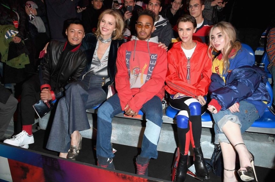 Eva Herzigova, Lewis Hamilton, Ruby Rose