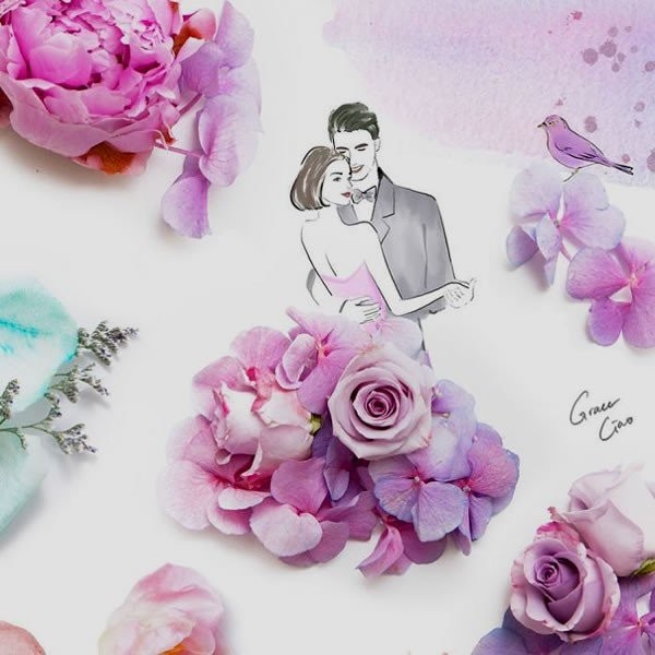 Η Grace Ciao δημιουργεί fashion illustrations με φρέσκα λουλούδια- Φωτογραφία 9