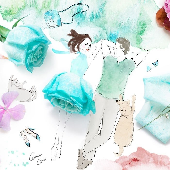 Η Grace Ciao δημιουργεί fashion illustrations με φρέσκα λουλούδια- Φωτογραφία 11