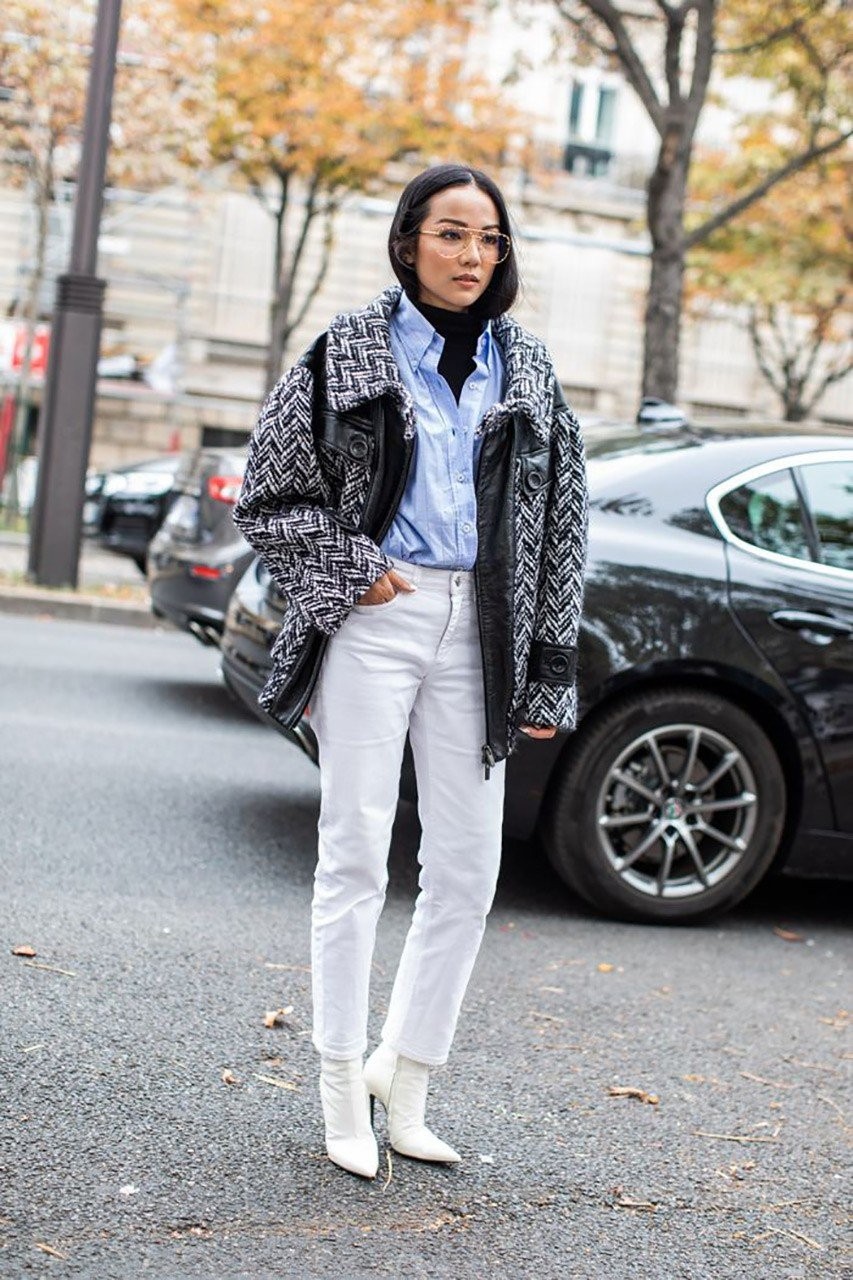 Φορέστε σωστά το λευκό τζιν και θα ξεχάσετε τα κλασικά blue jeans - Φωτογραφία 17