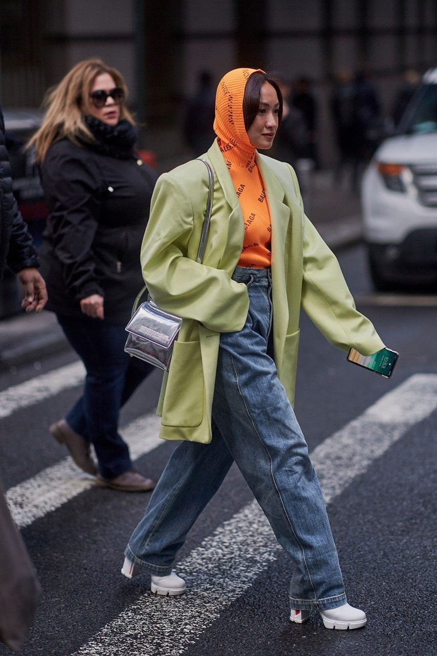Street style looks από την Εβδομάδα Μόδας της Νέας Υόρκης- Φωτογραφία 105