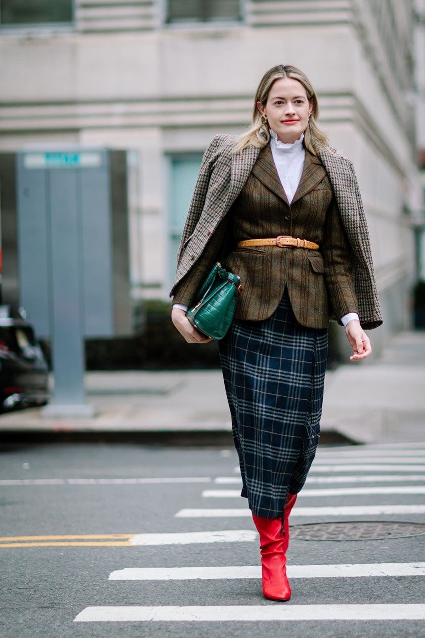 Street style looks από την Εβδομάδα Μόδας της Νέας Υόρκης- Φωτογραφία 18
