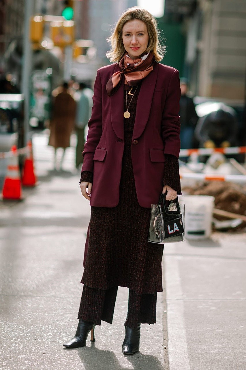 Street style looks από την Εβδομάδα Μόδας της Νέας Υόρκης- Φωτογραφία 63