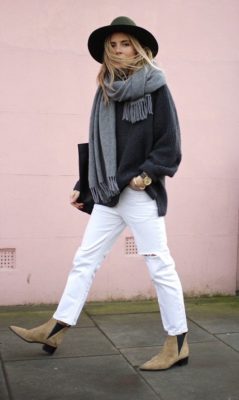 Πείτε ναι στα white jeans τον χειμώνα- Φωτογραφία 8