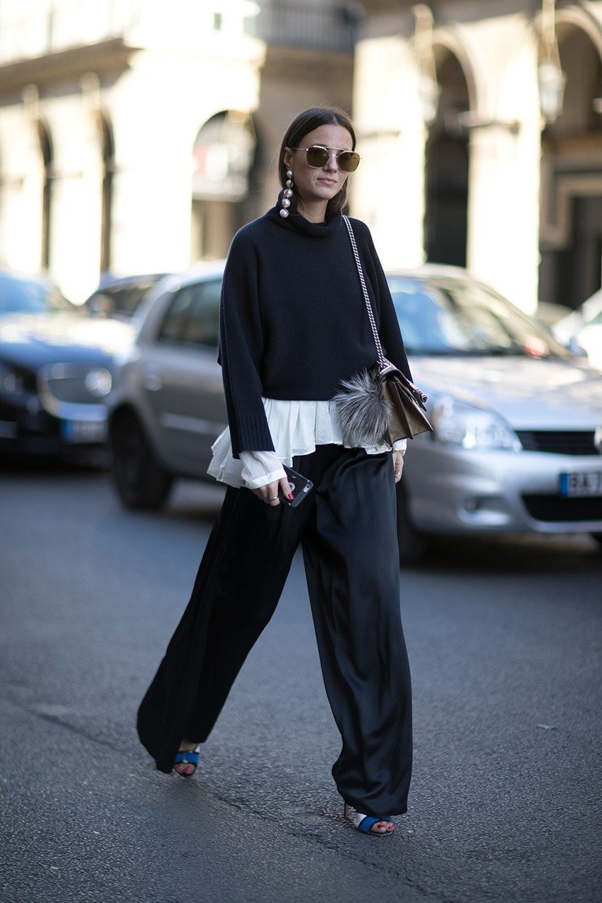 Wide leg pants: Η hot τάση του φετινού χειμώνα- Φωτογραφία 12