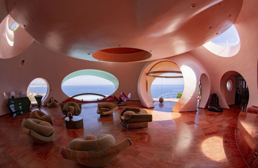 Η θρυλική βίλα, Palais Bulles, του Pierre Cardin στη γαλλική Ριβιέρα είναι ένα φουτουριστικό αρχιτεκτονικό αριστούργημα- Φωτογραφία 8