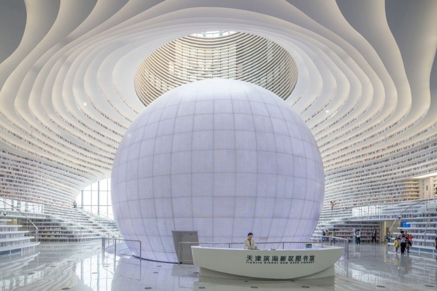 Η Tianjin Binhai Library είναι μια βιβλιοθήκη που σίγουρα δεν έχετε ξαναδεί - Φωτογραφία 5