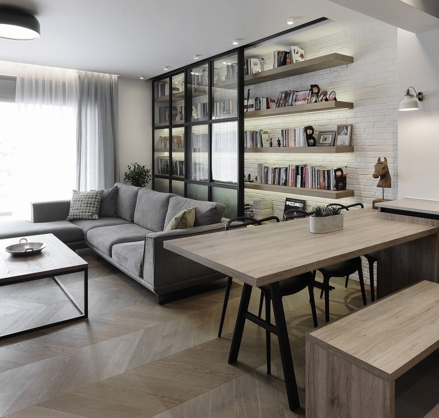 Ένα μοντέρνο διαμέρισμα στη Θέρμη με στοιχεία βιομηχανικού design- Φωτογραφία 5