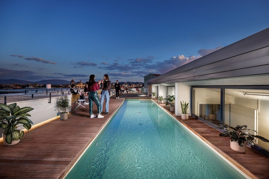 Ένα νέο ξενοδοχείο στη Φλωρεντία μετατρέπεται σε έναν playful παράδεισο γεμάτο χρώματα- Φωτογραφία 1