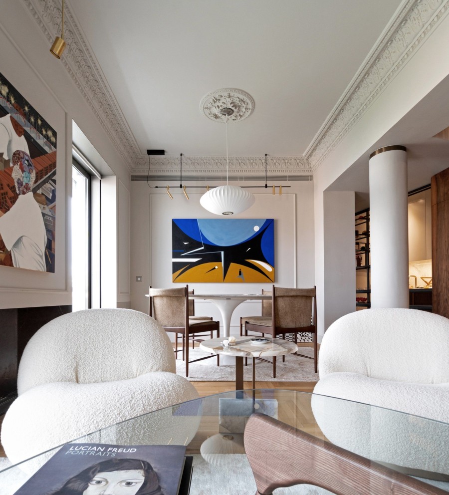 Η Art Deco αισθητική κυριαρχεί σε ένα ανακαινισμένο διαμέρισμα στο Μετς της Αθήνας- Φωτογραφία 1