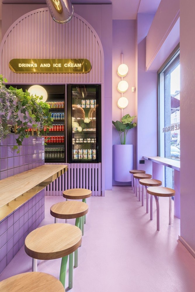 Ένα street food restaurant στο Μιλάνο μετατρέπεται σε έναν pastel παράδεισο- Φωτογραφία 5