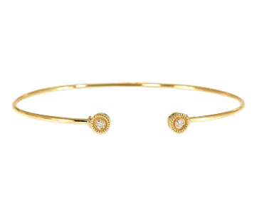  Theodora wine bracelet with mini round motifs 