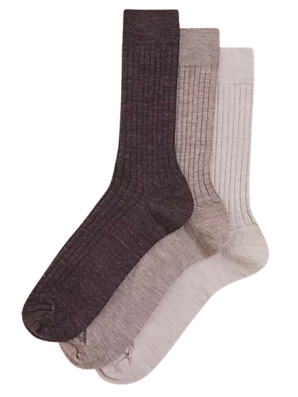  Lambswool socks 