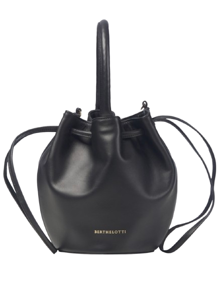  Berthelotti leather bucket bag 