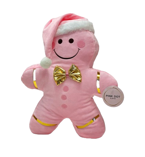  Pink Dot Gingerbread Teddy 