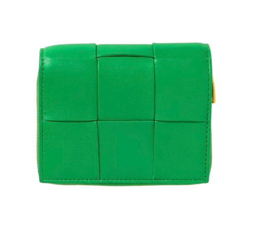  Bottega Veneta Intrecciato leather wallet 