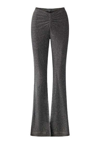  Flare fit sparkly trousers 
