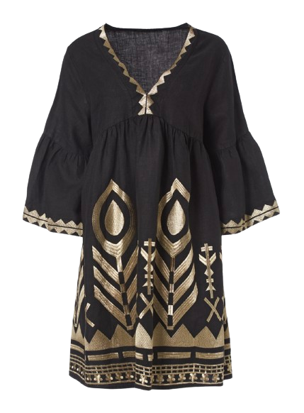  Greek Archaic Kori linen dress 