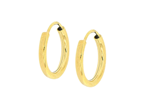 Gold hoops 
