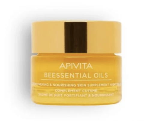  APIVITA BEESSENTIAL OILS Balm Προσώπου Νύχτας Συμπλήρωμα Ενδυνάμωσης & Θρέψης 