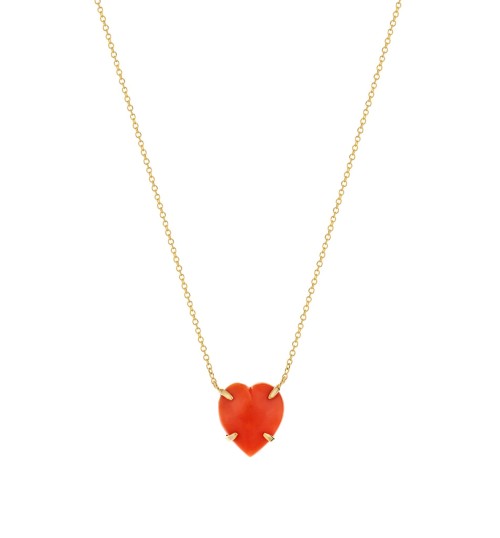  Heart Coral necklace 