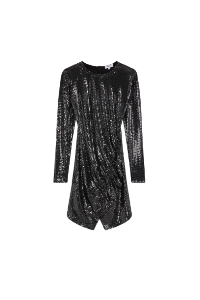  Short jersey dress with facets 