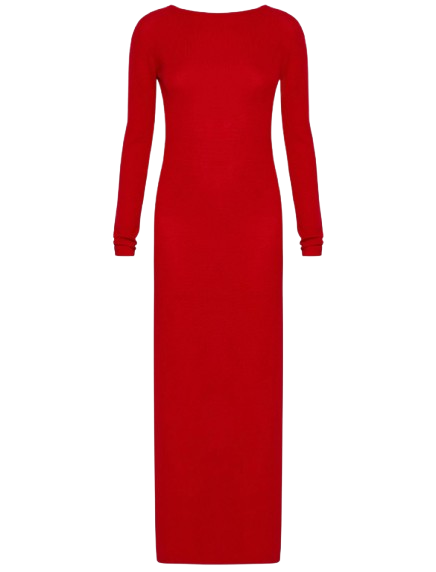  Slim-fit cashmere dress 