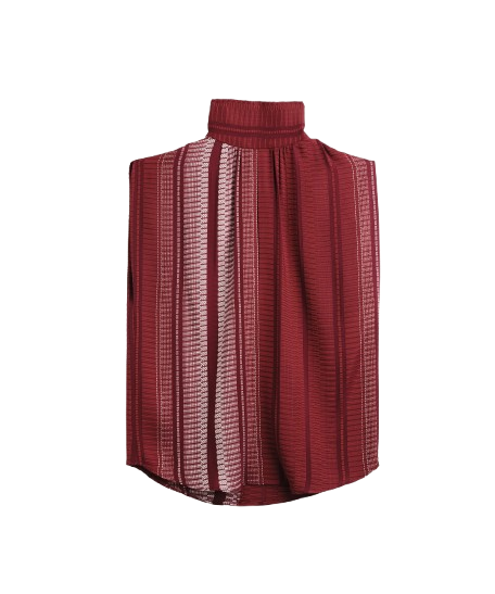  Dégradé jacquard silk top 