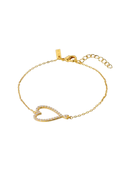  Twin Hearts gold bracelet 