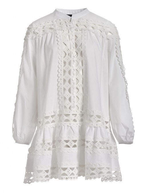  White Broderie Anglaise Dress 
