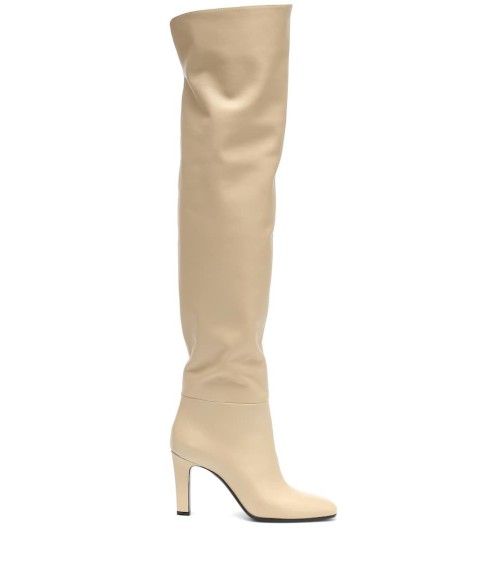  Jane 90 leather over-the-knee boots 
