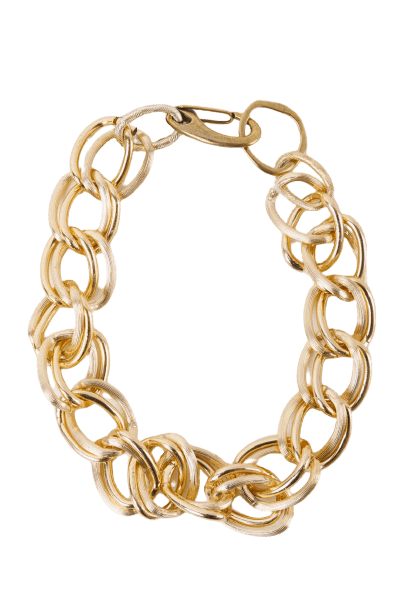  Gold-tone chain necklace 