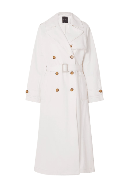  The Classic organic denim trench coat 