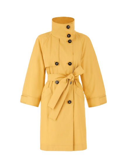  Satin trench coat 