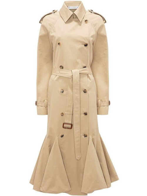  Bubble hem trench coat 