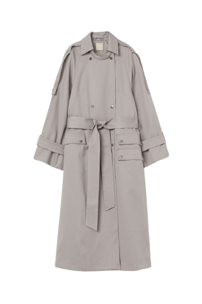  Oversized lyocell trenchcoat 