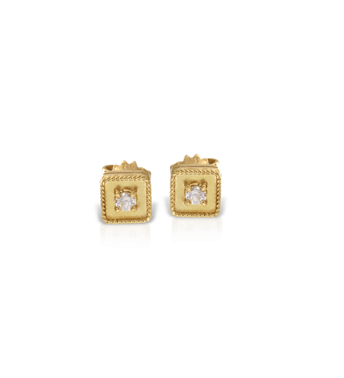 Theodora square stud earrings 