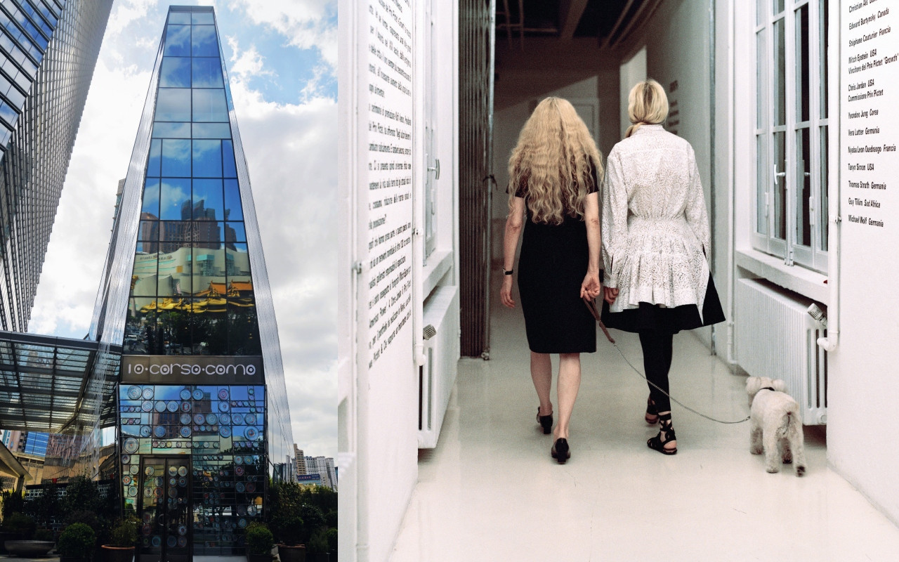 Η εξωτερική όψη του 10 Corso Como στη Σανγκάη | ΦΩΤΟΓΡΑΦΙΑ CAO YI & Οι Carla and Franca Sozzani στο Μιλάνο| ΩΤΟΓΡΑΦΙΑ THOMAS ZANON-LARCHER, COURTESY THOMAS ZANON-LARCHER ARCHIVES