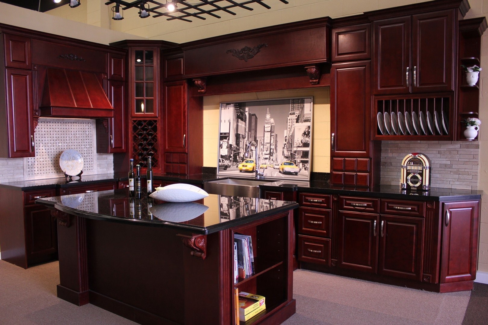 magnificent-ideas-dark-cherry-kitchen-cabinets-dark-cherry-kitchen-cabinets-from-cowry-16-hsubili-com-flat-veneer.jpg