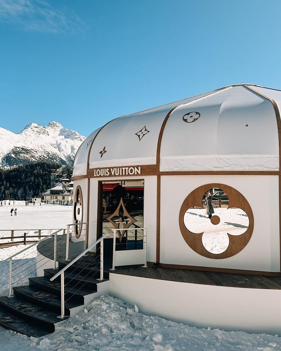 Louis Vuitton Yurt Pop-Up in St. Moritz
