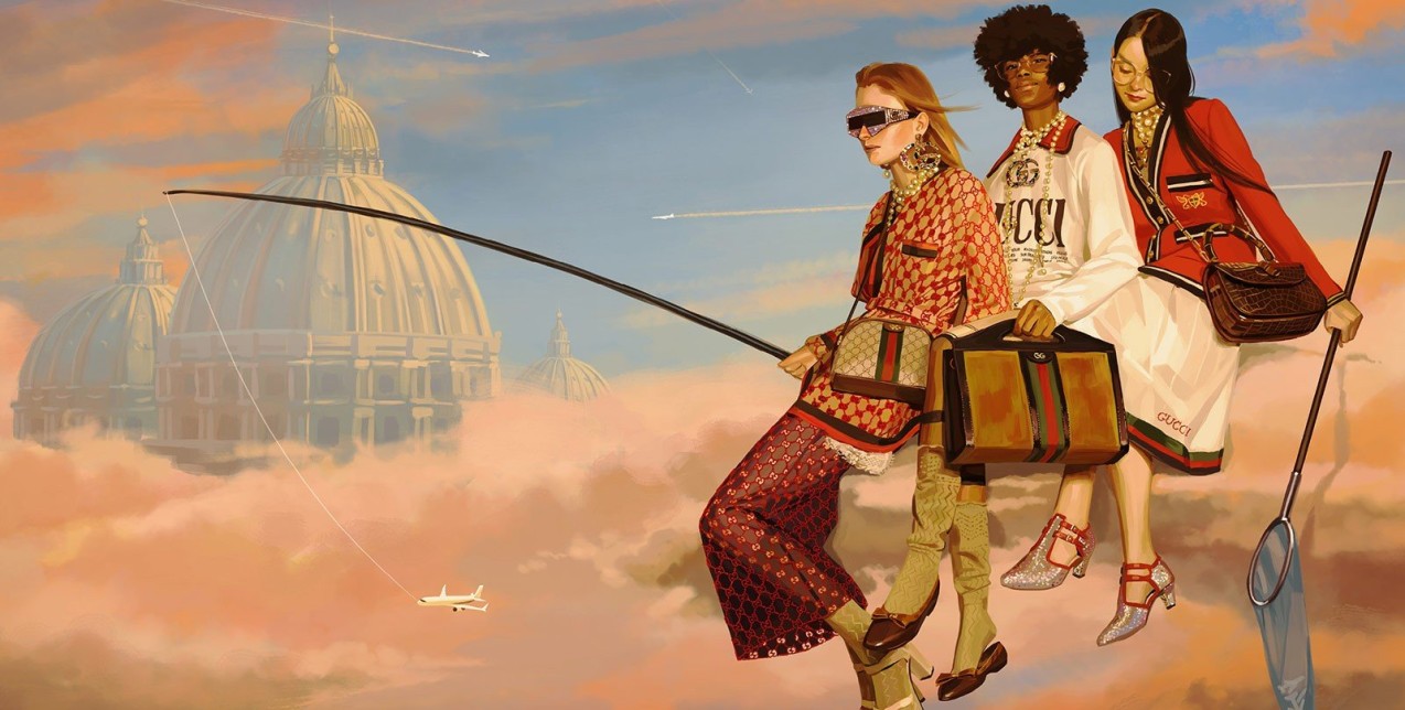 Η νέα illustrated καμπάνια του οίκου Gucci είναι απλώς παραμυθένια 