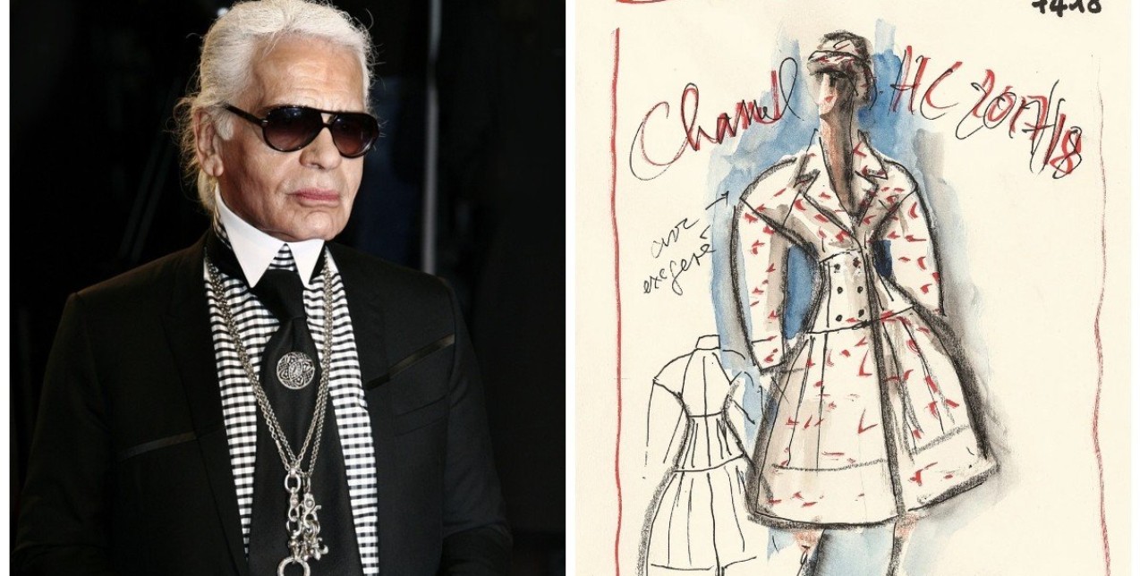 Karl Lagerfeld: Για πρώτη φορά παρουσιάζονται ακυκλοφόρητα σχέδια του designer 